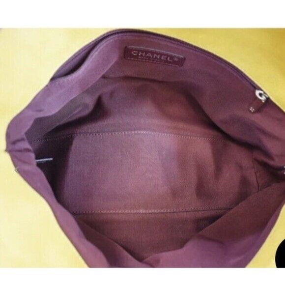 Chanel French Riviera Quilted CaviarLeather Hobo Bag Yellow (Pre-Owned) - Picture 5 of 14